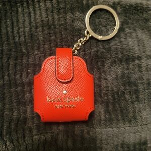 Kate Spade Scarlet Keychain Pouch with Gold Ring